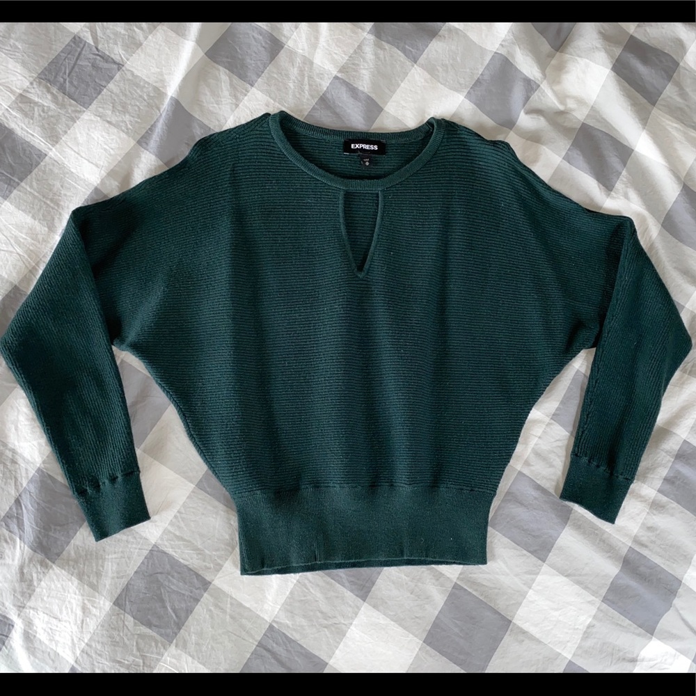 Express sweater green